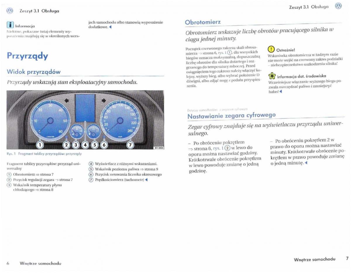 Instrukcja Obsługi Volkswagen Touran 2006