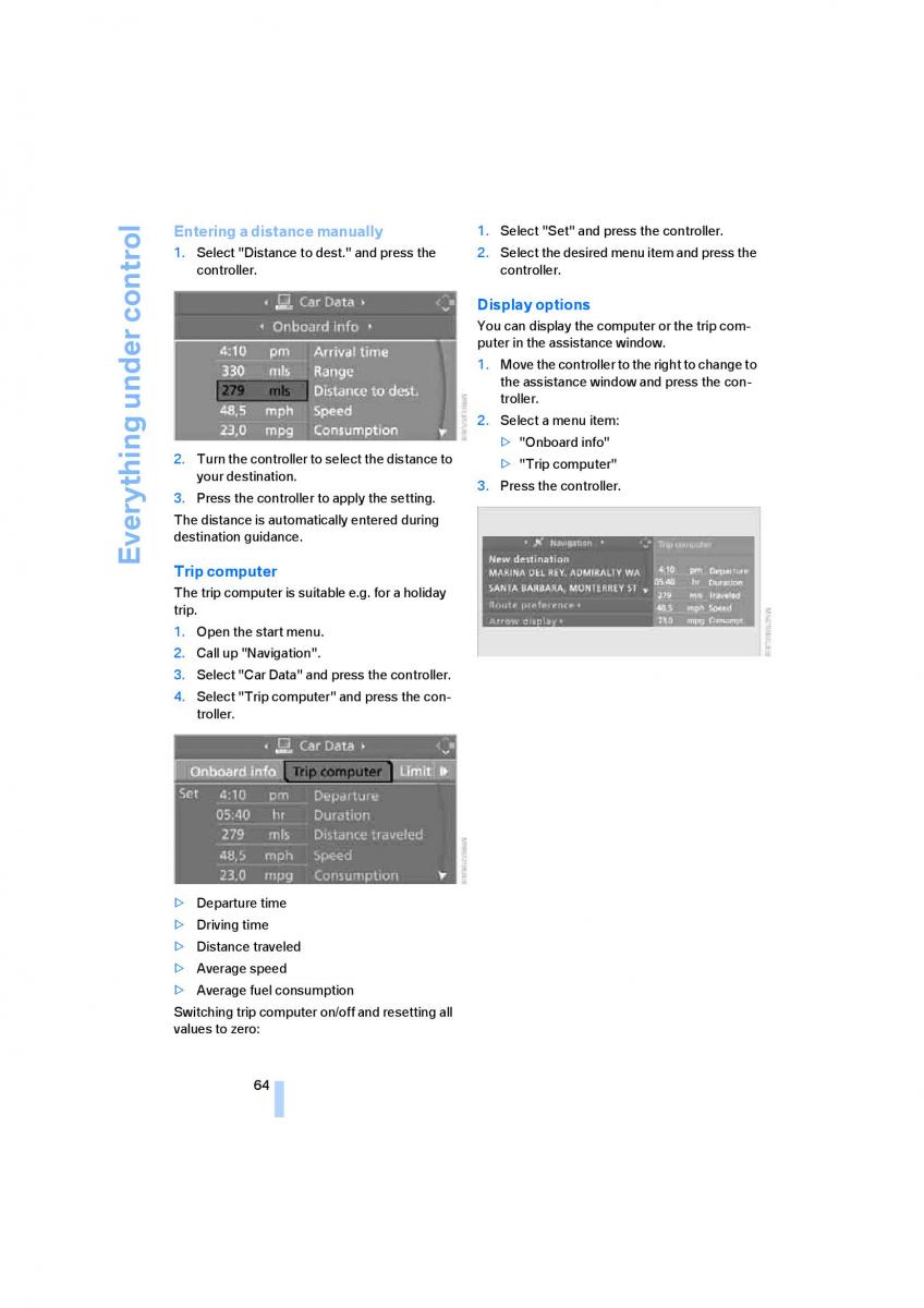 M Power M3 owners manual / page 66