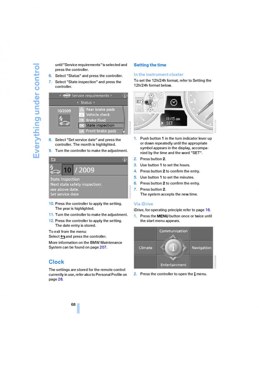 M Power M3 owners manual / page 70