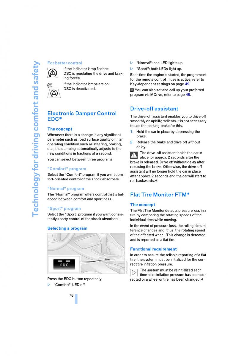 M Power M3 owners manual / page 80