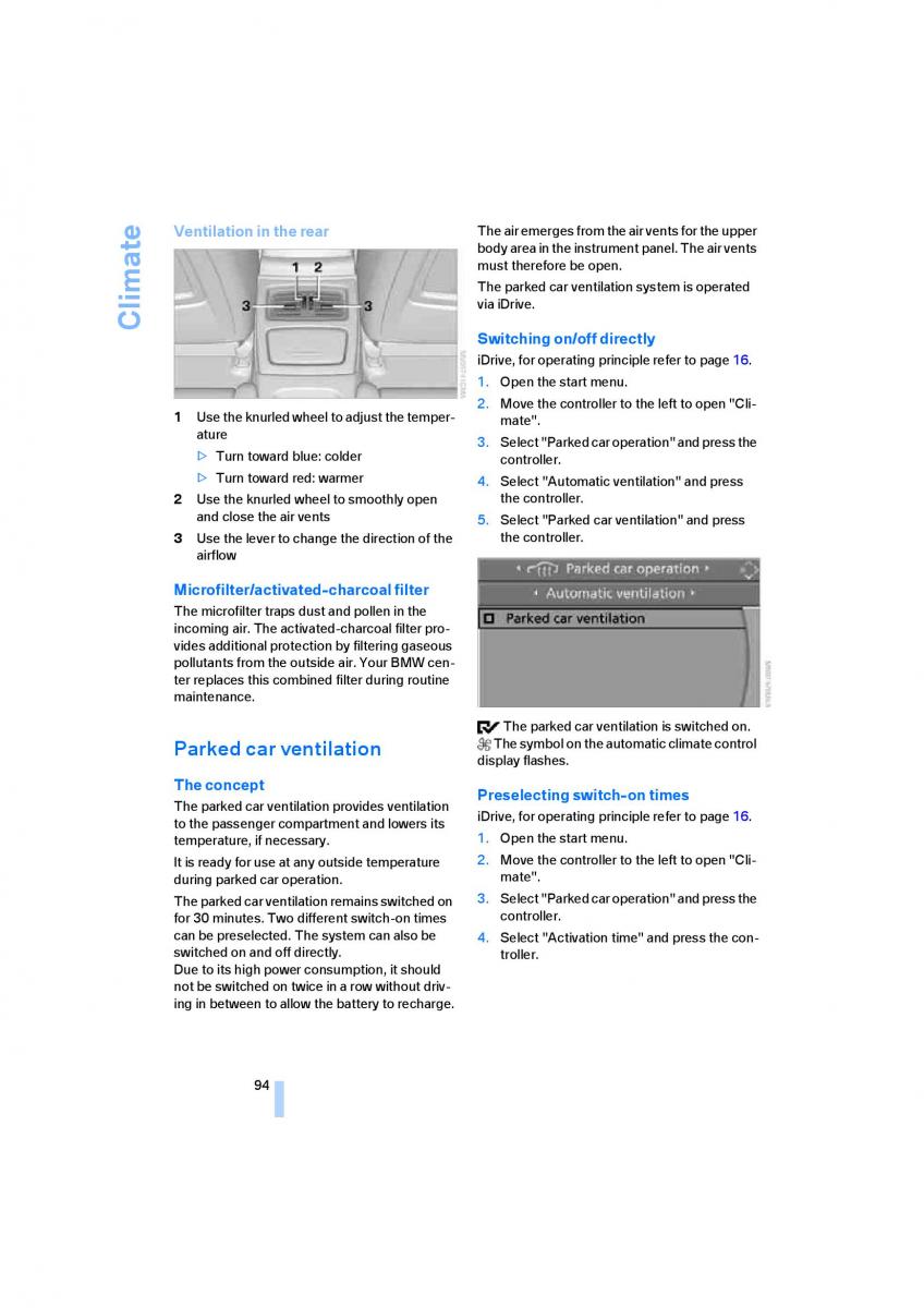 M Power M3 owners manual / page 96