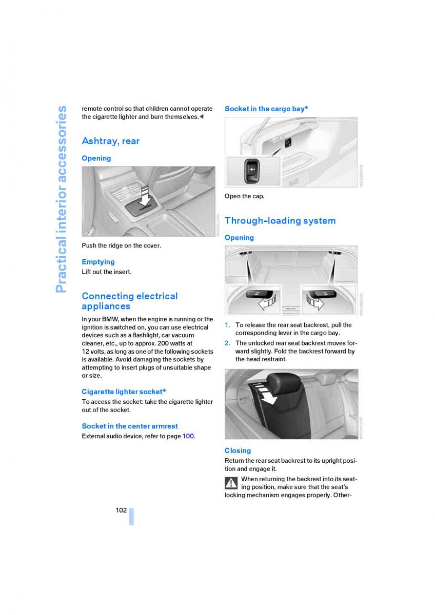 M Power M3 owners manual / page 104