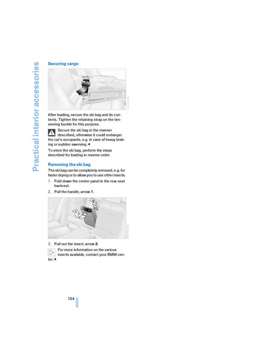 M Power M3 owners manual / page 106