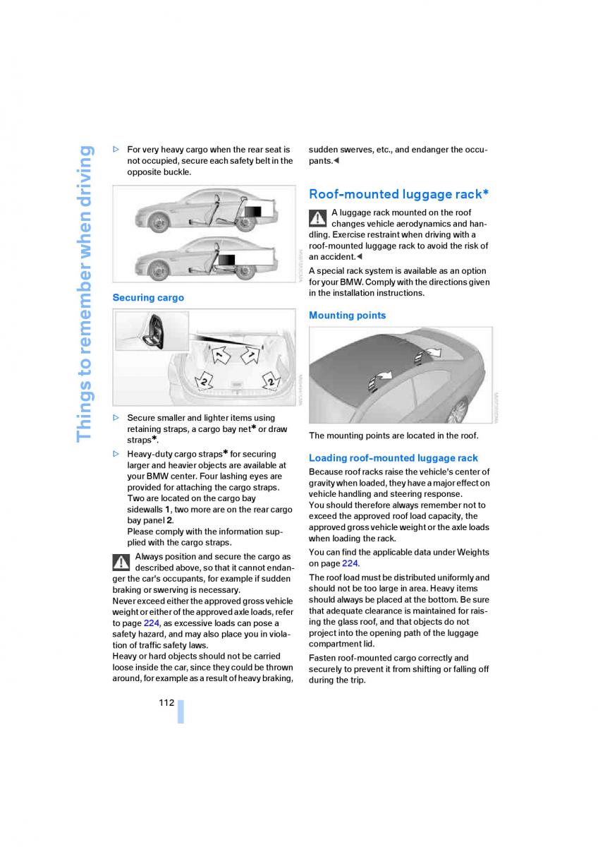 M Power M3 owners manual / page 114