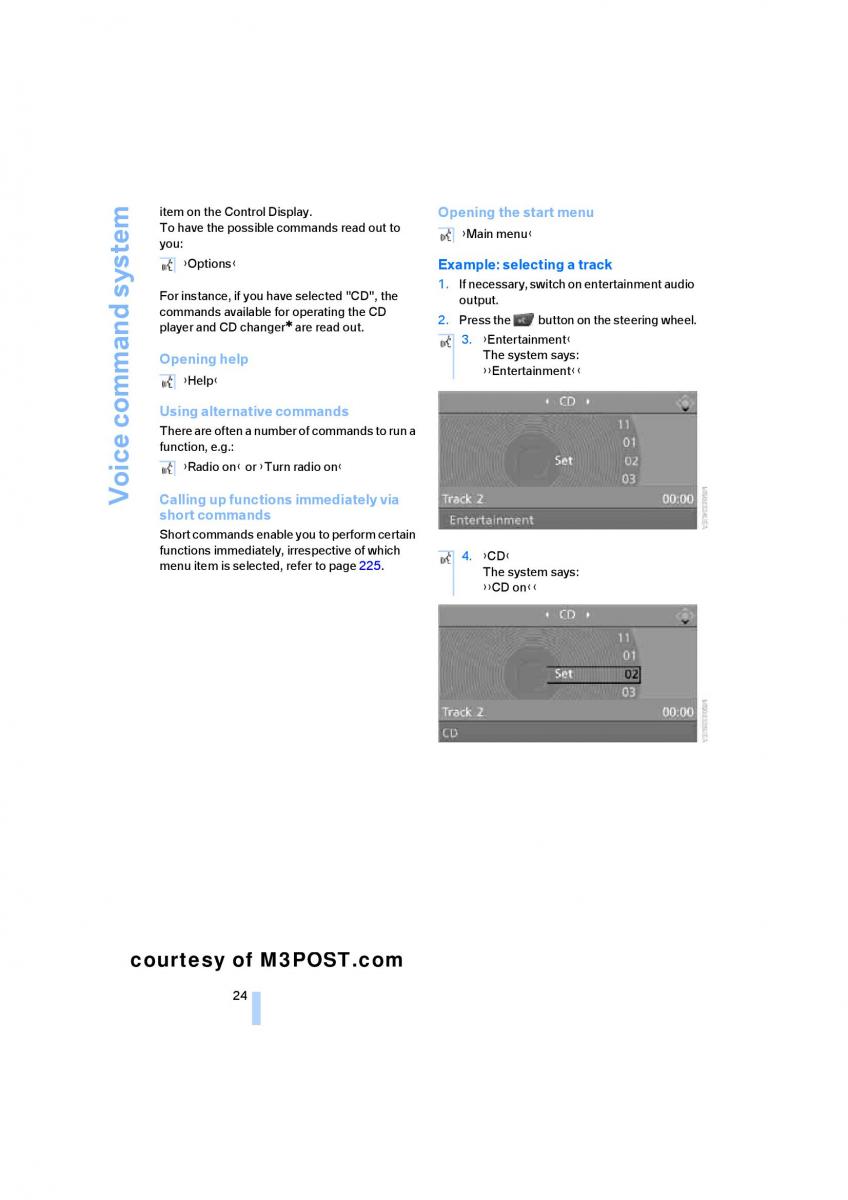 M Power M3 owners manual / page 26