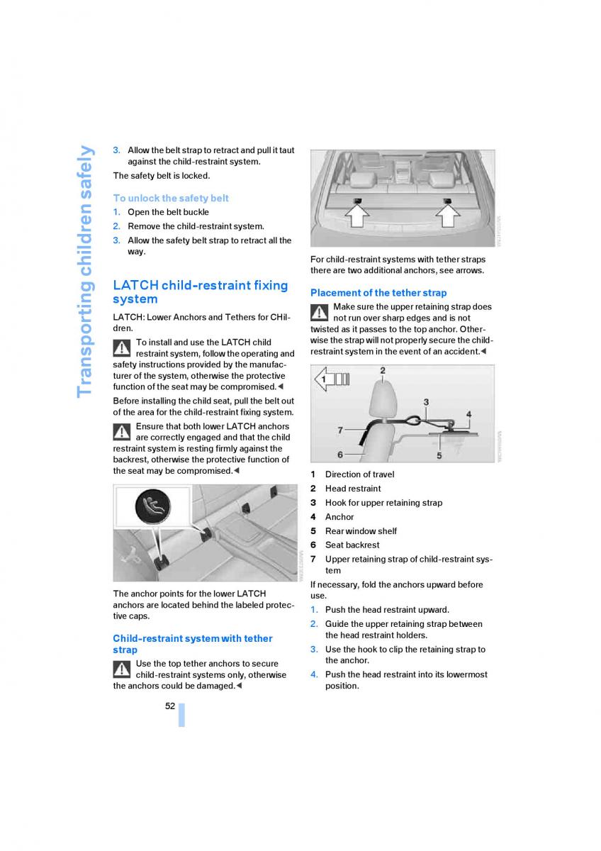 M Power M3 owners manual / page 54