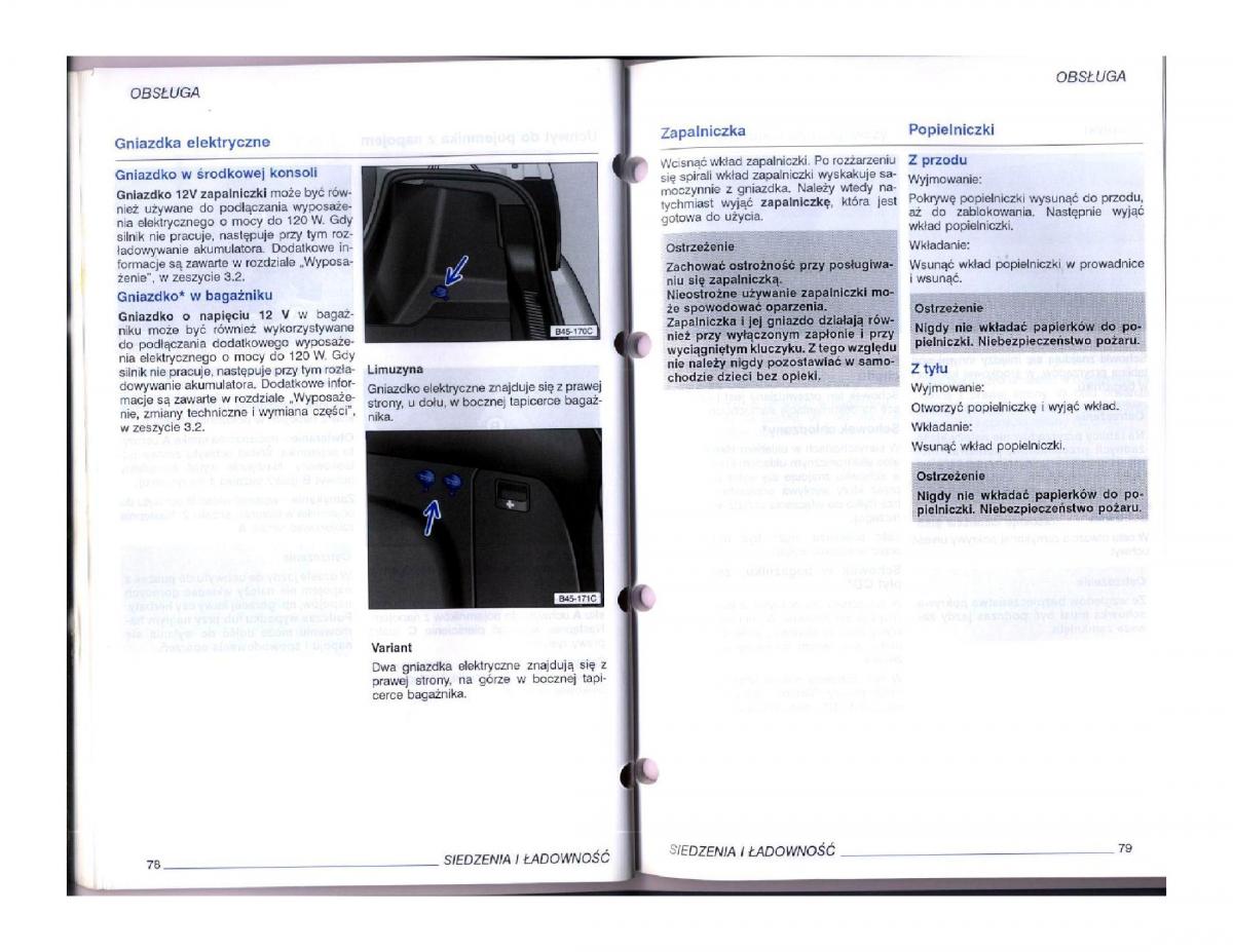 instrukcja obsługi  instrukcja obslugi VW Passat B5 / page 56