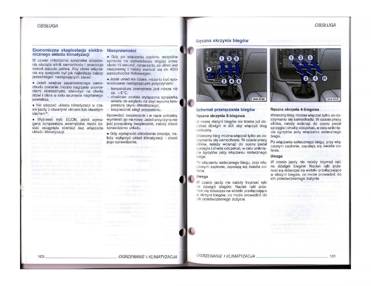 instrukcja obsługi  instrukcja obslugi VW Passat B5 / page 67