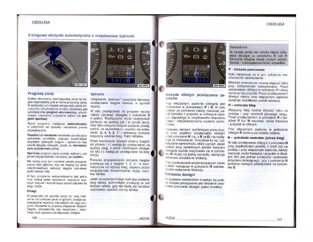 VW Passat B5 instrukcja obslugi / page 70