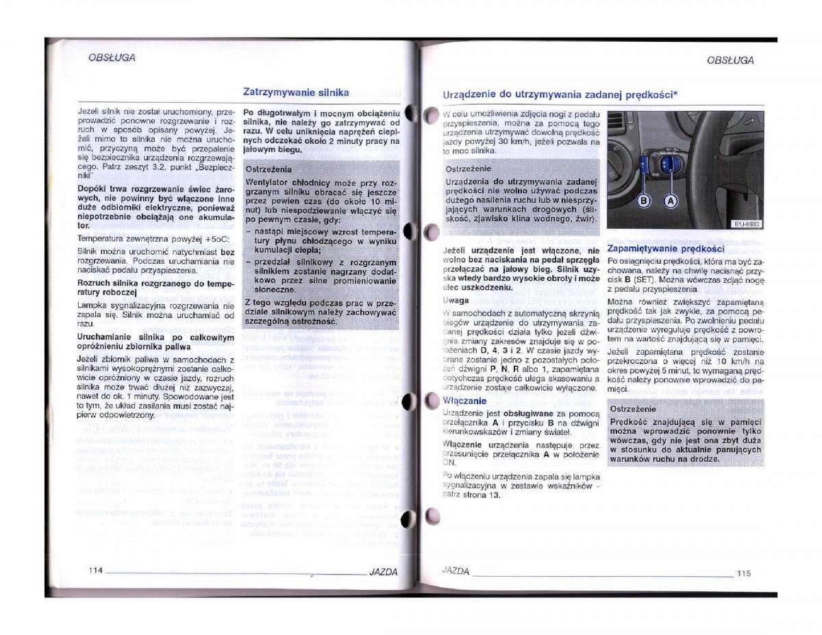 instrukcja obsługi  instrukcja obslugi VW Passat B5 / page 74