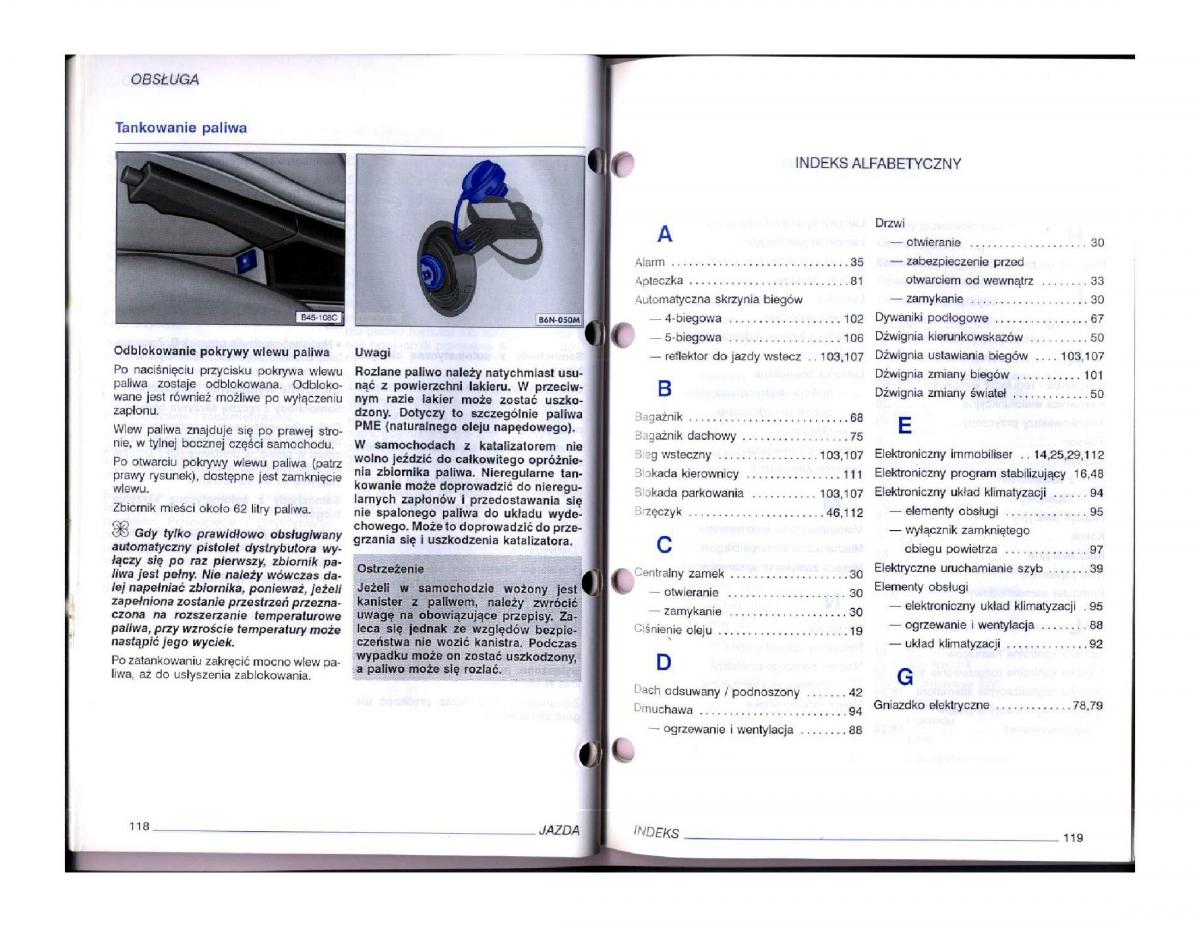 instrukcja obsługi  instrukcja obslugi VW Passat B5 / page 76