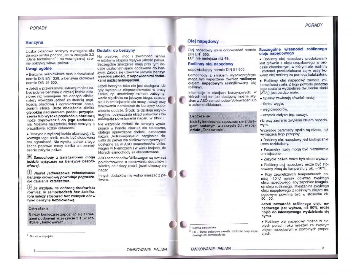 instrukcja obsługi  instrukcja obslugi VW Passat B5 / page 81