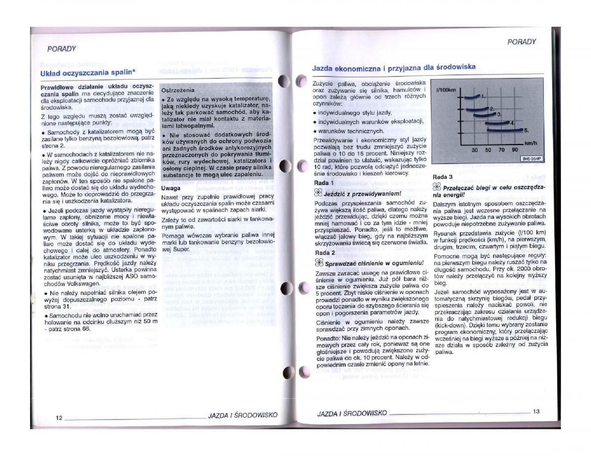 instrukcja obsługi  instrukcja obslugi VW Passat B5 / page 86