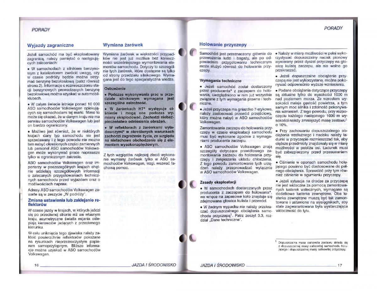 instrukcja obsługi  instrukcja obslugi VW Passat B5 / page 88