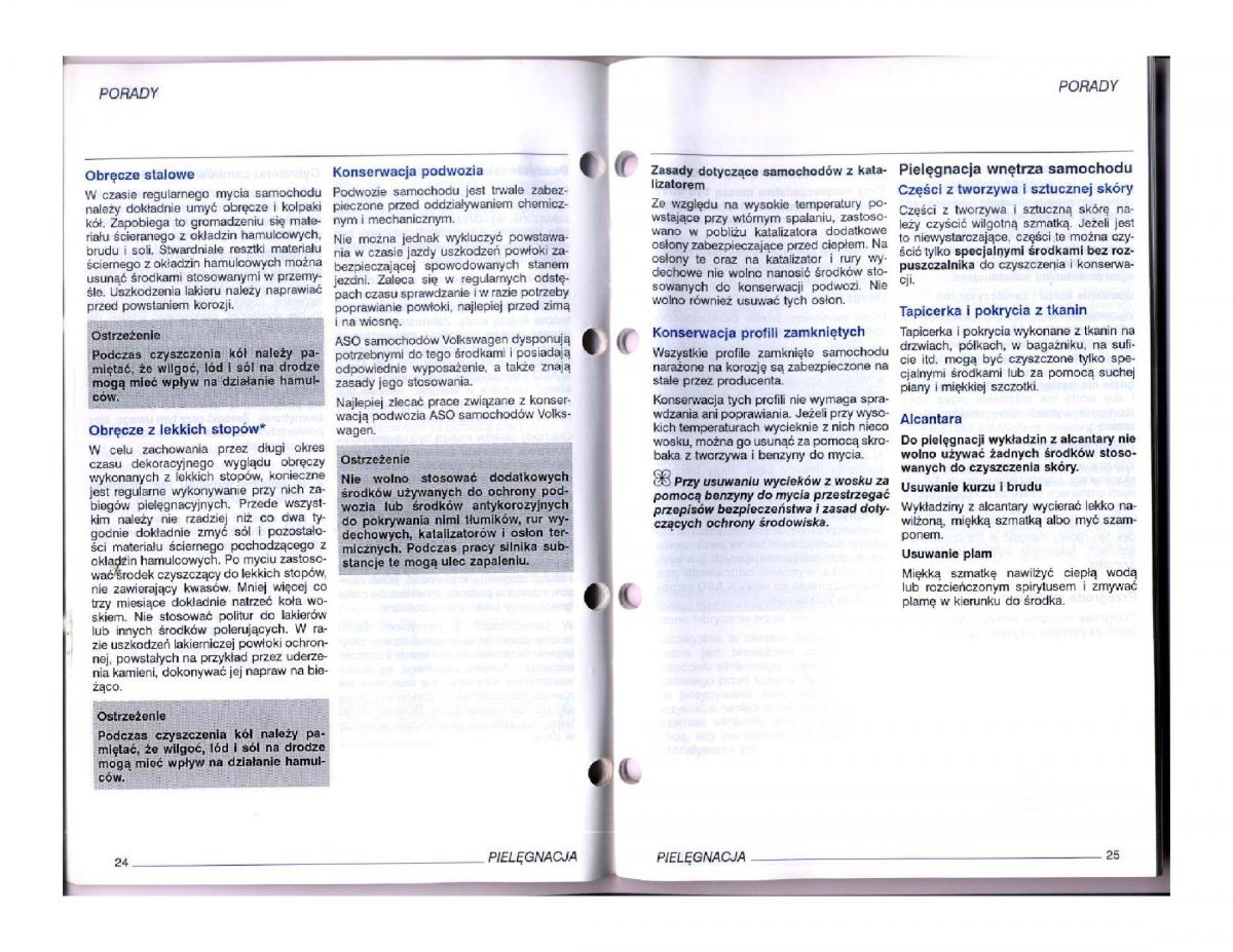 instrukcja obsługi  instrukcja obslugi VW Passat B5 / page 92