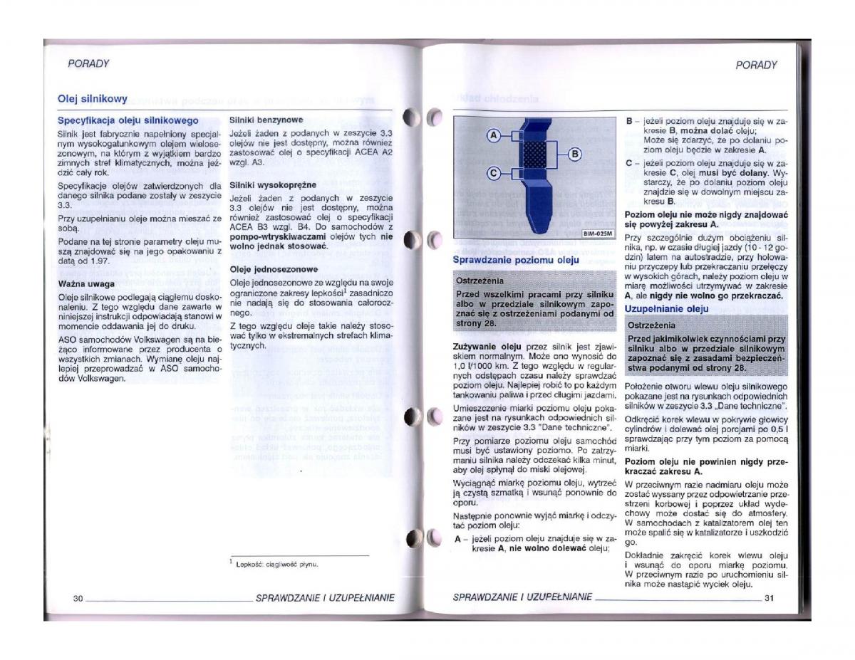 instrukcja obsługi  instrukcja obslugi VW Passat B5 / page 95