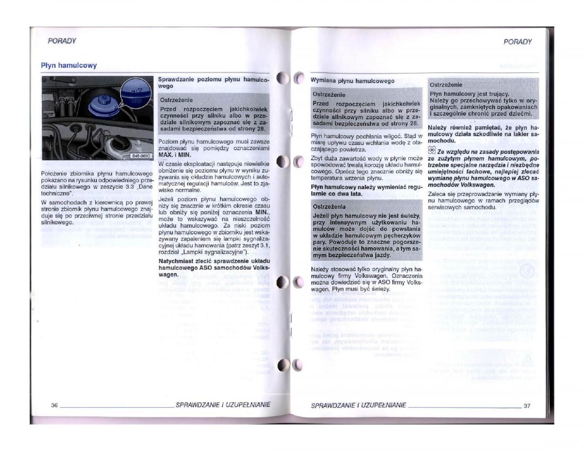 instrukcja obsługi  instrukcja obslugi VW Passat B5 / page 98