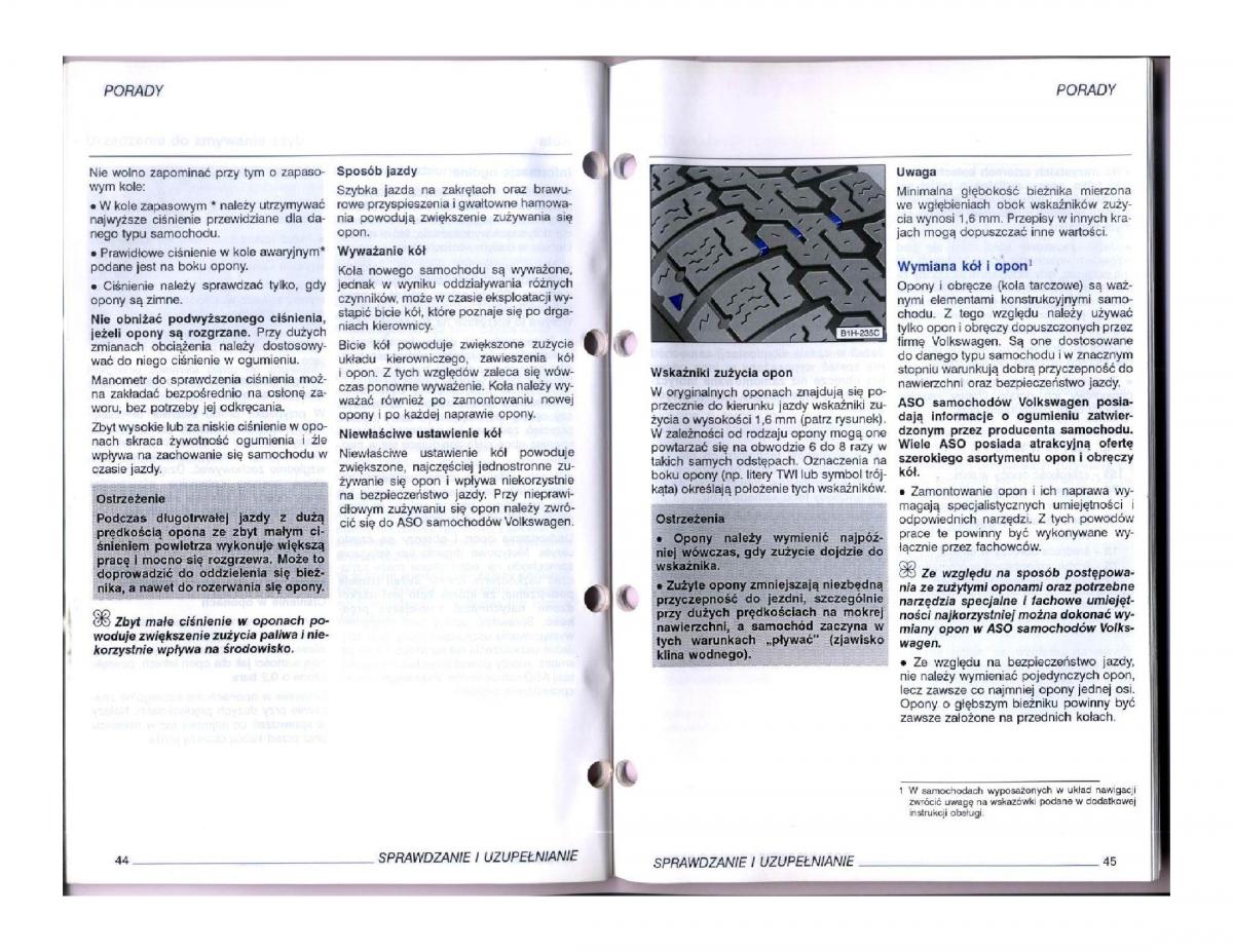 instrukcja obsługi  instrukcja obslugi VW Passat B5 / page 102