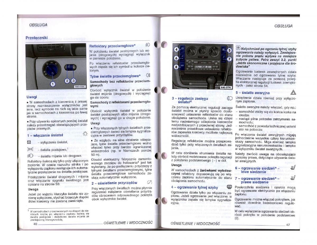 instrukcja obsługi  instrukcja obslugi VW Passat B5 / page 41