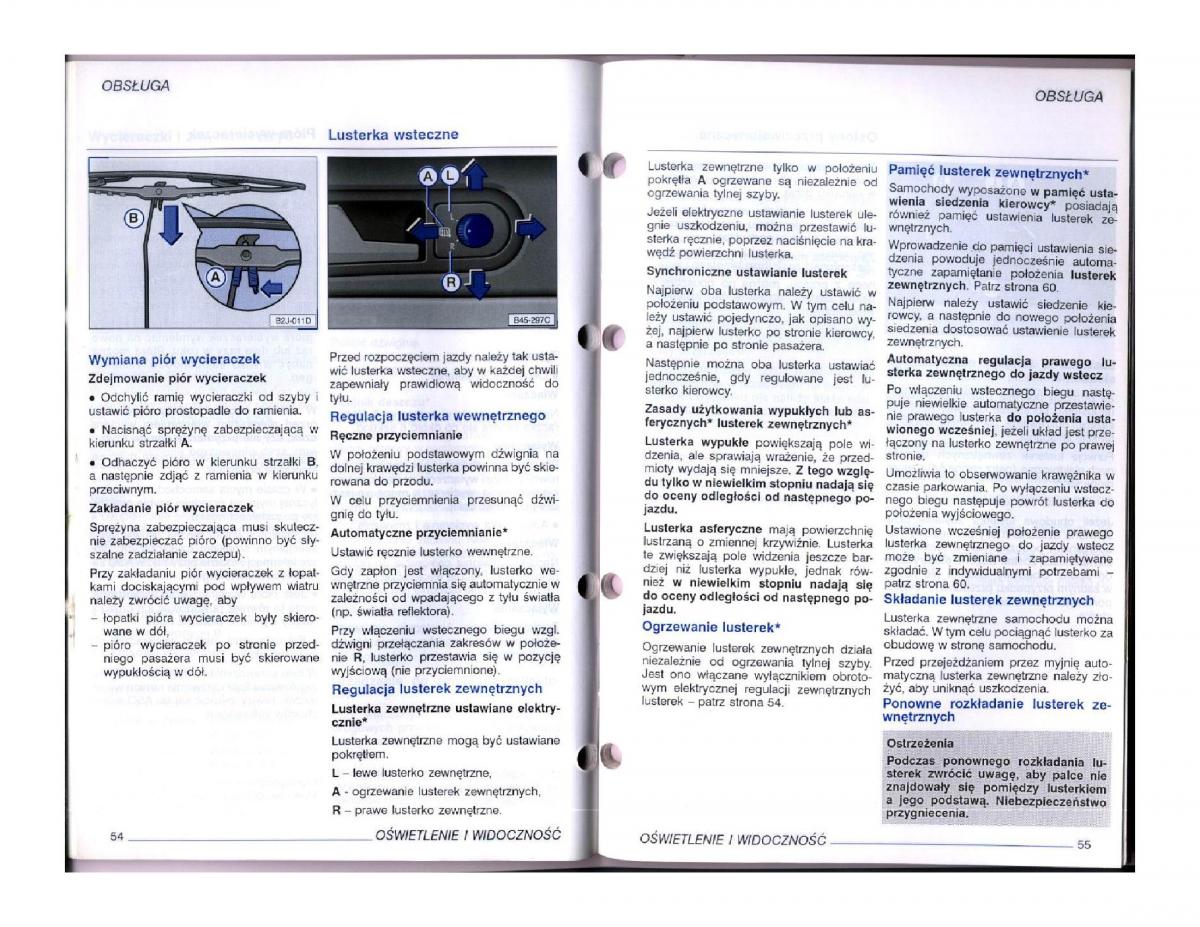 instrukcja obsługi  instrukcja obslugi VW Passat B5 / page 44