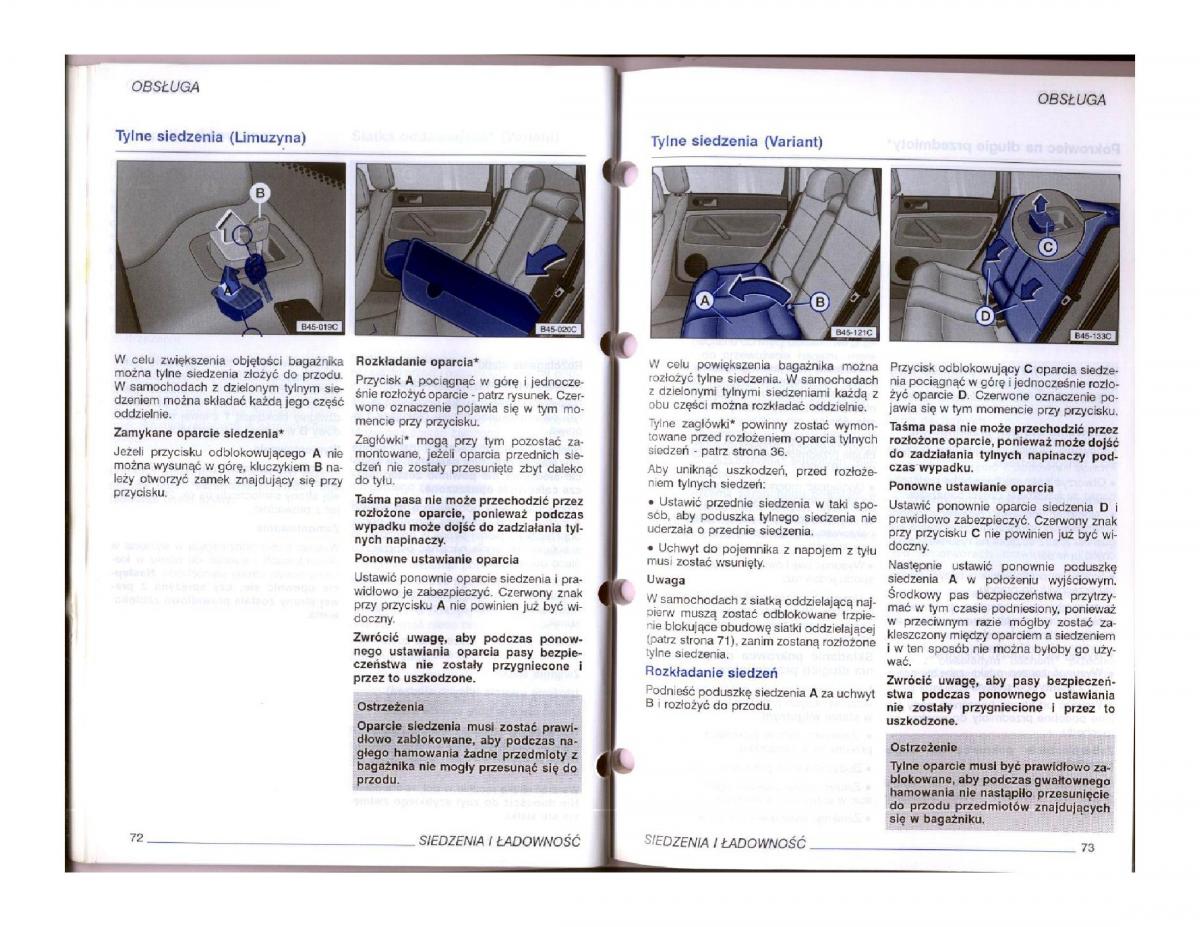 instrukcja obsługi  instrukcja obslugi VW Passat B5 / page 53