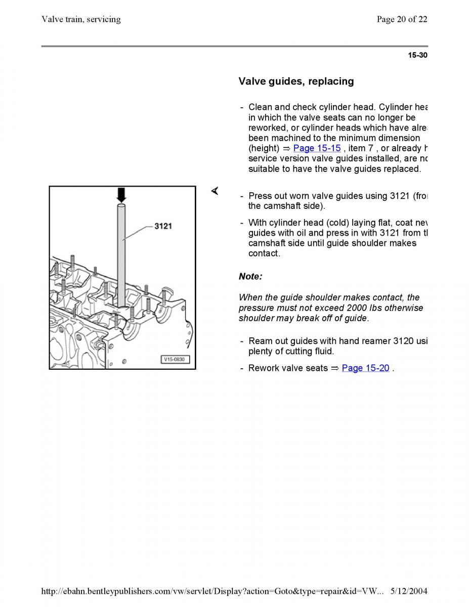 Official Factory Repair Manual / page 615