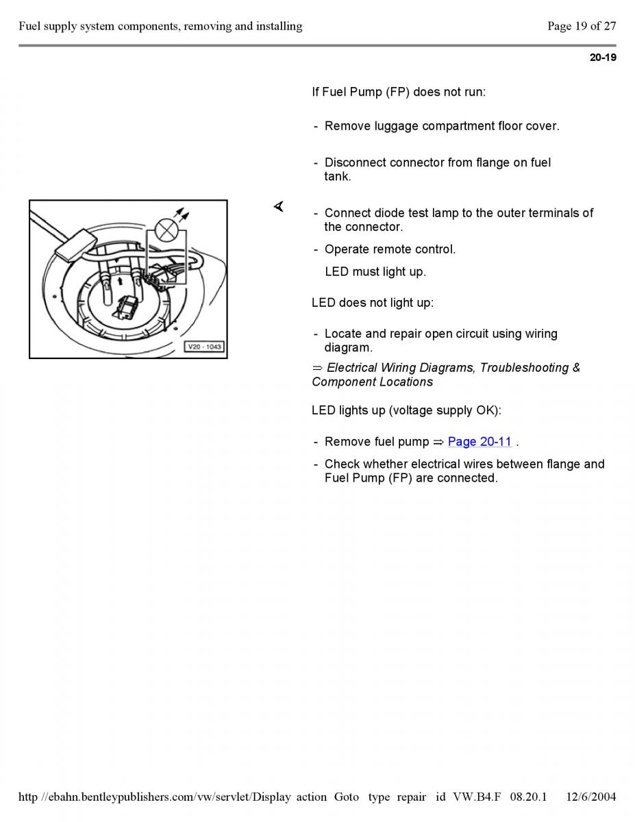 Official Factory Repair Manual / page 2021