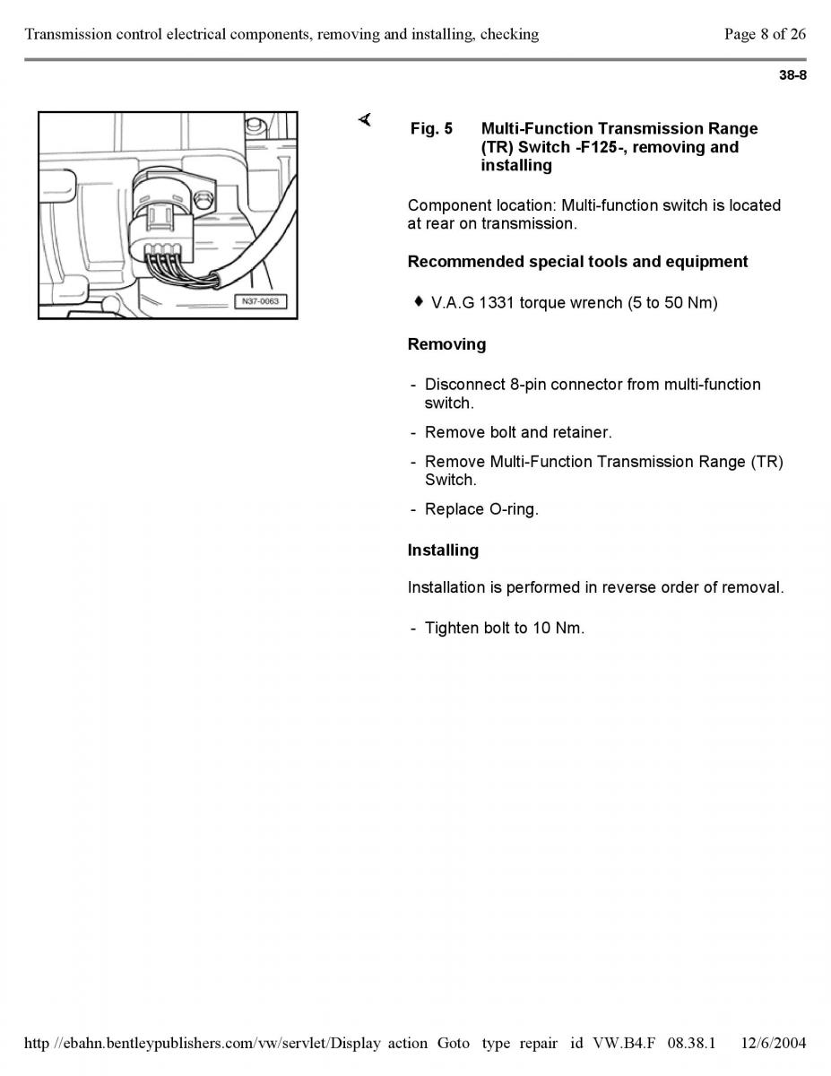 Official Factory Repair Manual / page 2221