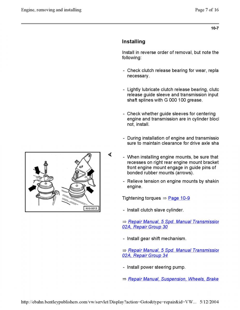 Official Factory Repair Manual / page 279