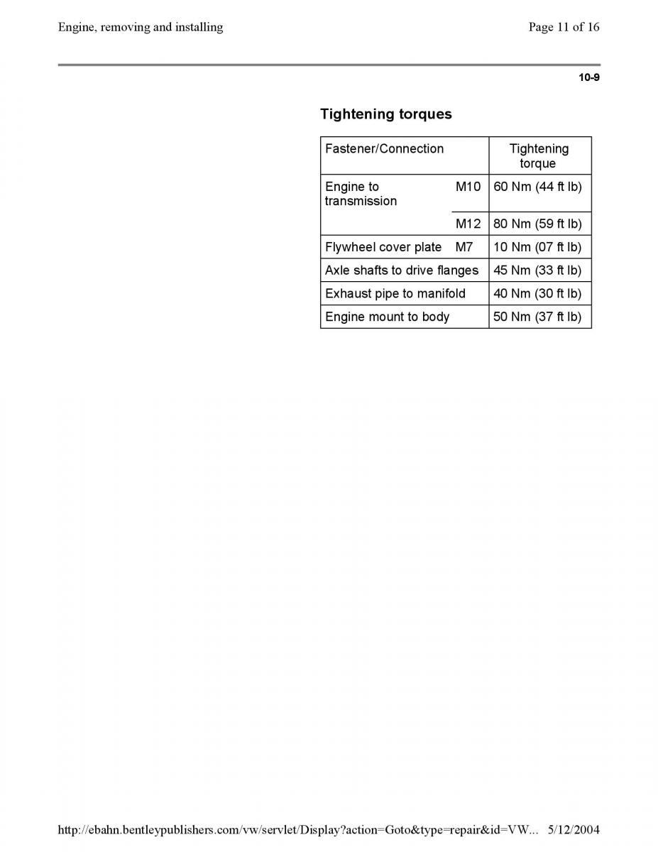 Official Factory Repair Manual / page 283