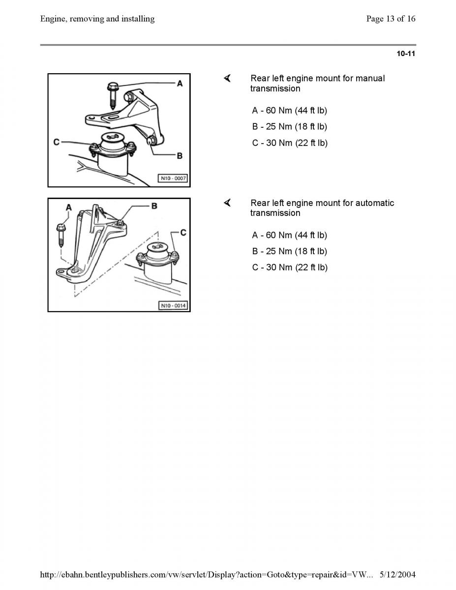 Official Factory Repair Manual / page 285