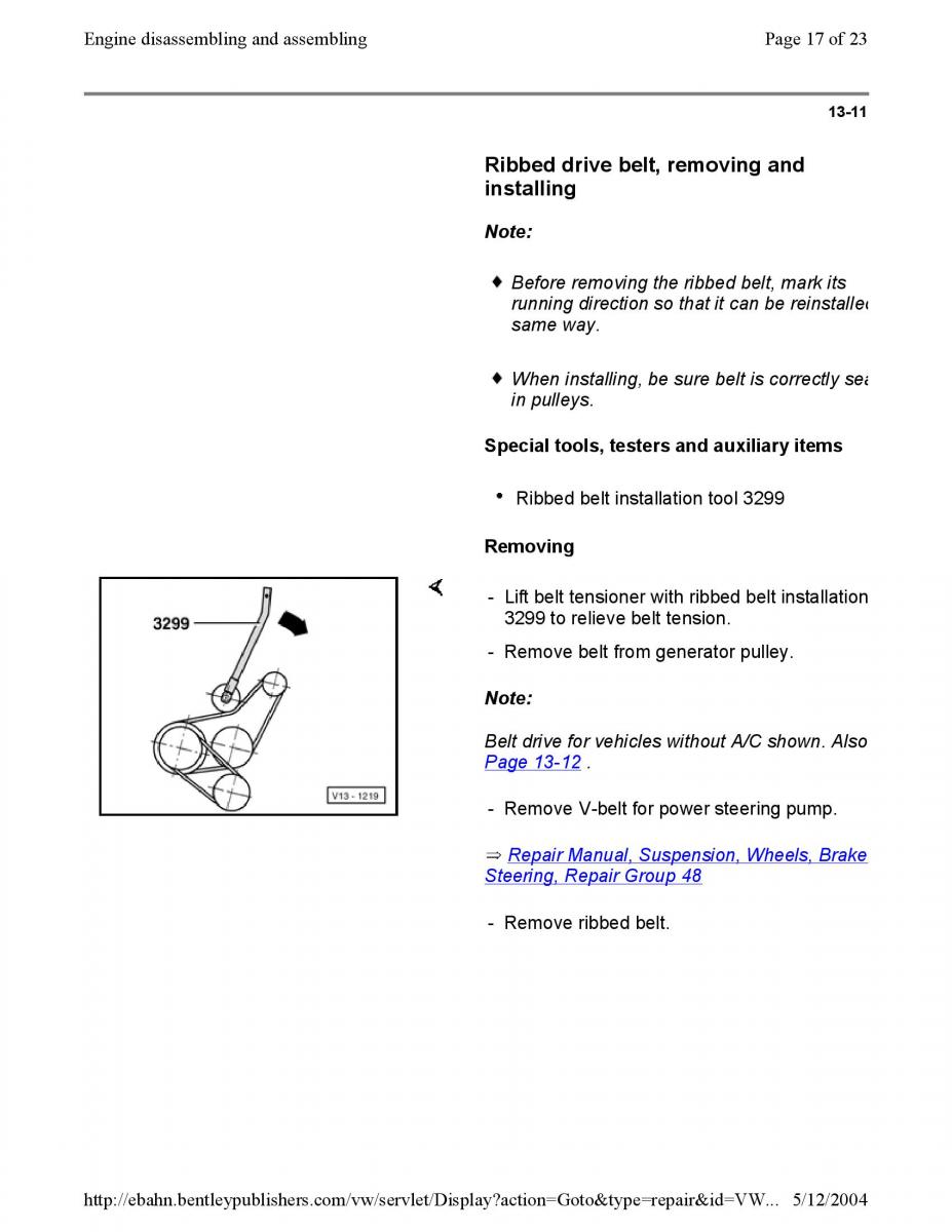 Official Factory Repair Manual / page 305