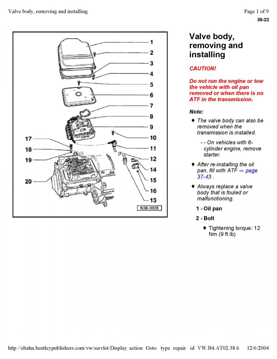 Official Factory Repair Manual / page 3077