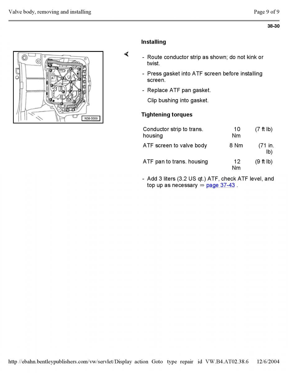 Official Factory Repair Manual / page 3085