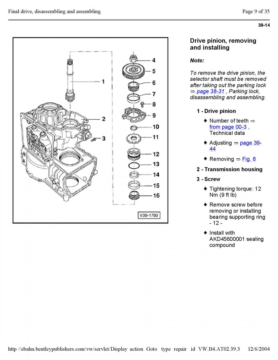 Official Factory Repair Manual / page 3105