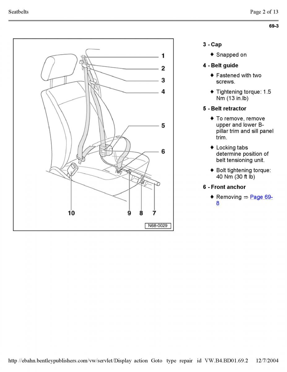 Official Factory Repair Manual / page 3905