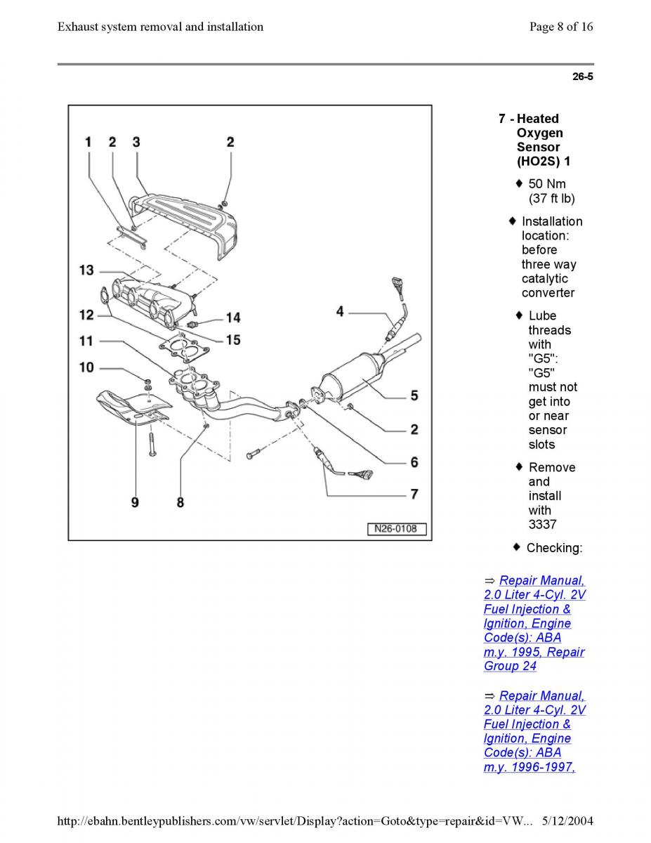 Official Factory Repair Manual / page 444