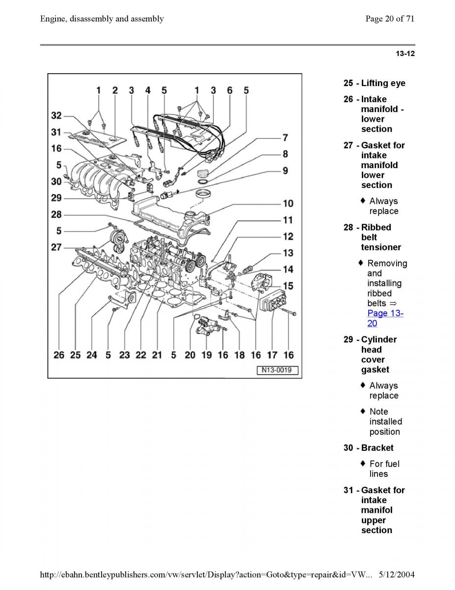 Official Factory Repair Manual / page 527