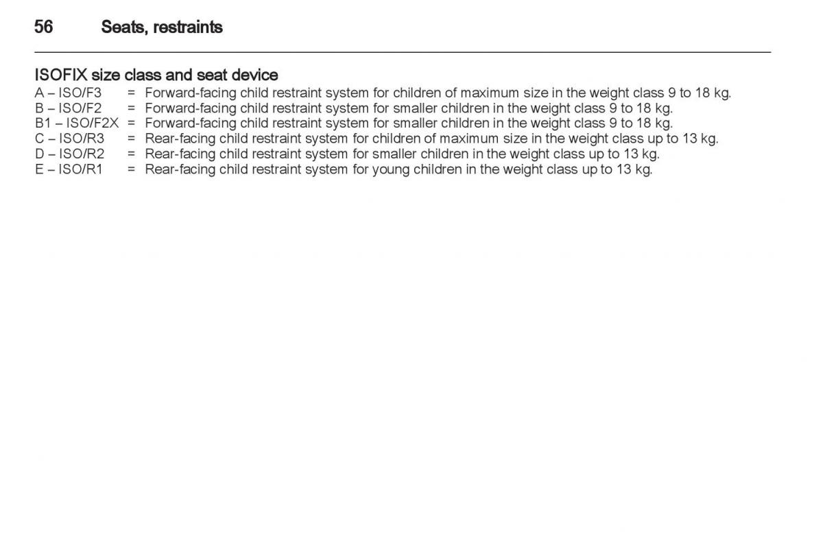 Manual Opel Astra J / page 58