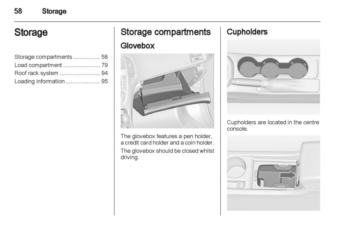 Manual Opel Astra J / page 60