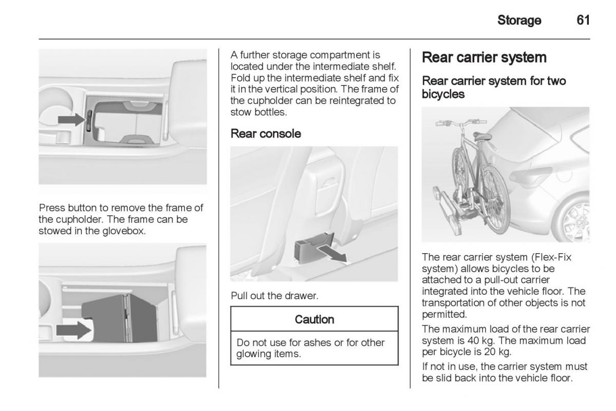 Manual Opel Astra J / page 63