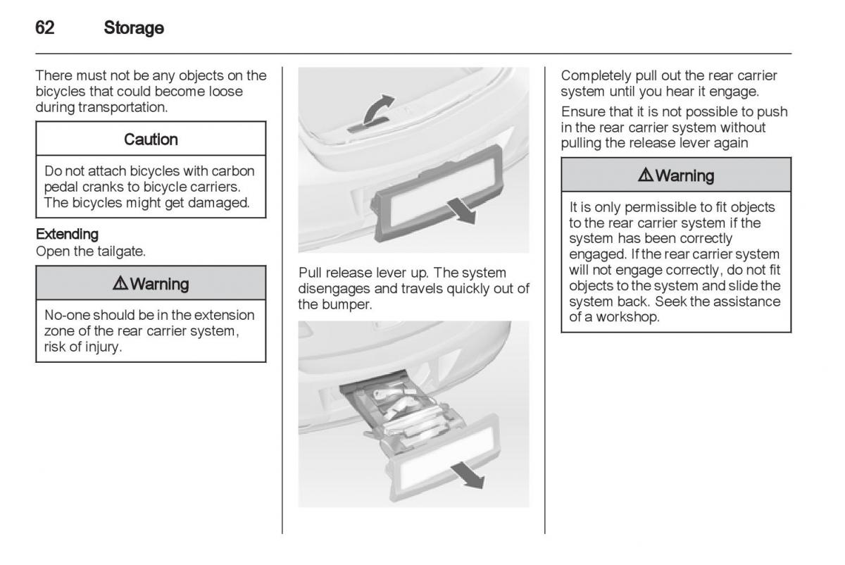 Manual Opel Astra J / page 64