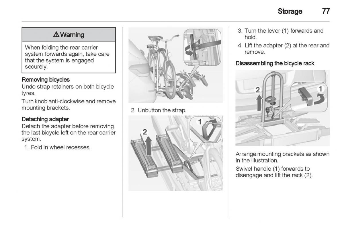 Manual Opel Astra J / page 79