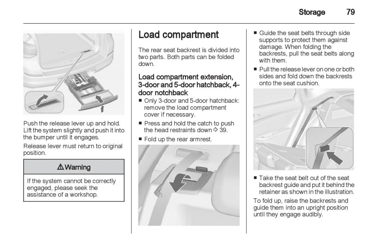 Manual Opel Astra J / page 81