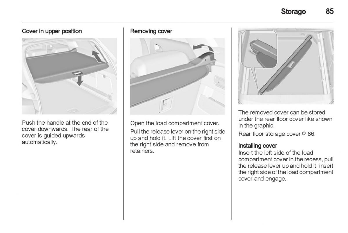 Manual Opel Astra J / page 87