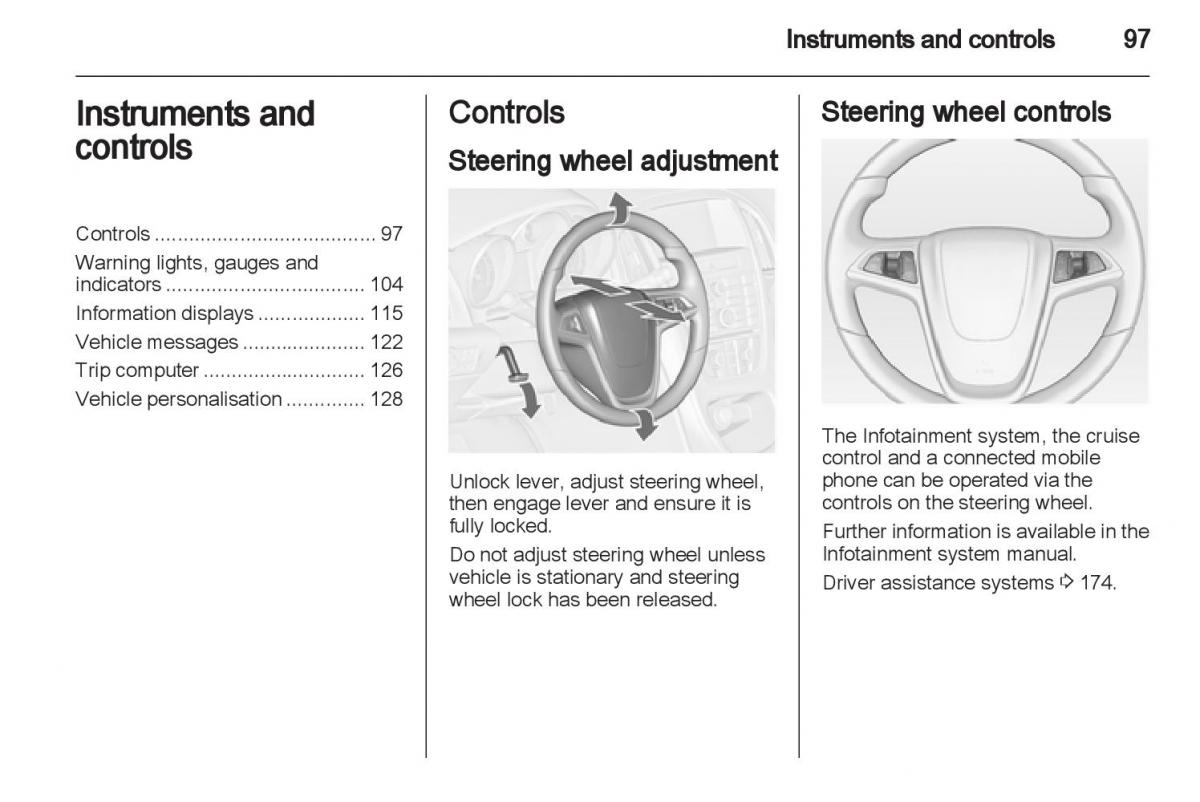 Manual Opel Astra J / page 99