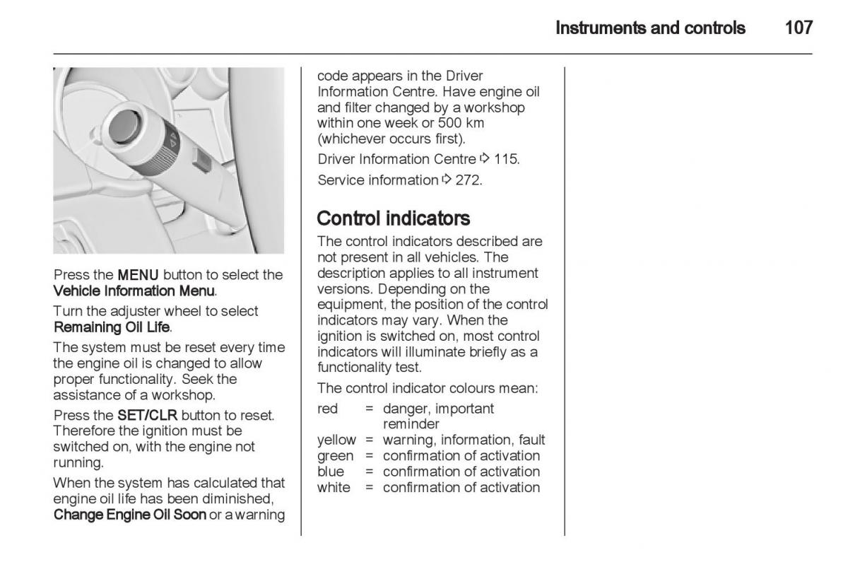 Manual Opel Astra J / page 109