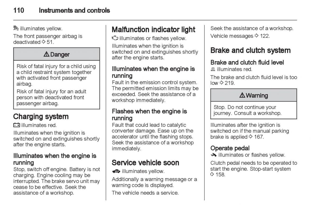 Manual Opel Astra J / page 112