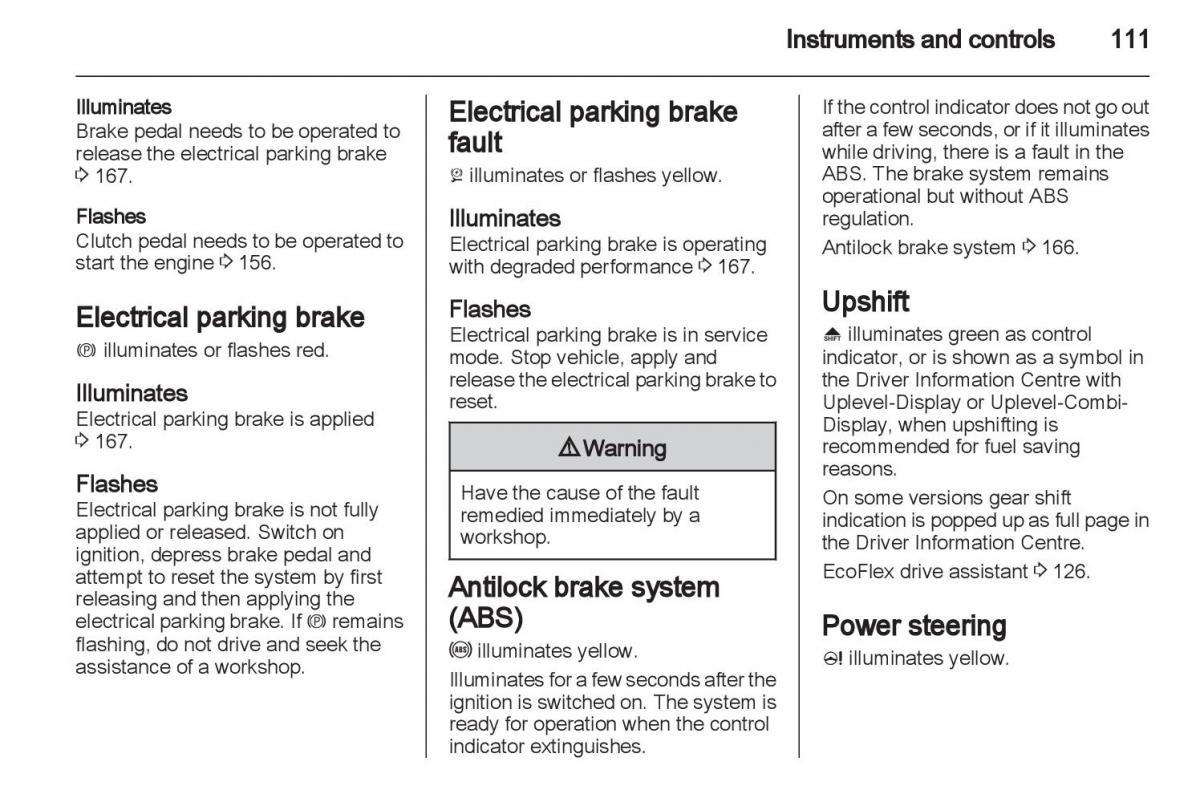 Manual Opel Astra J / page 113