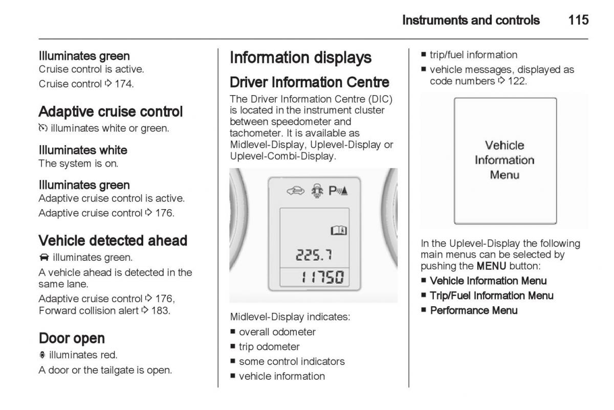 Manual Opel Astra J / page 117